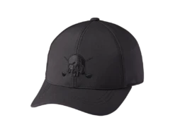 Volvik Golf Embroidered Skull Cap -Wilson Shop 0004 Skull embroidery cap black