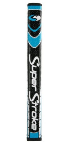 SuperStroke Golf Flatso 1.0 Putter Grips -Wilson Shop 1.0 Flatso Legacy Black Blue