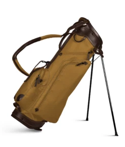 Sun Mountain Golf Canvas & Leather Carry Stand Bag -Wilson Shop 190734CanvasLeatherStandClay Brown