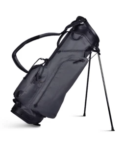 Sun Mountain Golf Canvas & Leather Carry Stand Bag -Wilson Shop 190735CanvasLeatherStandSlate Black