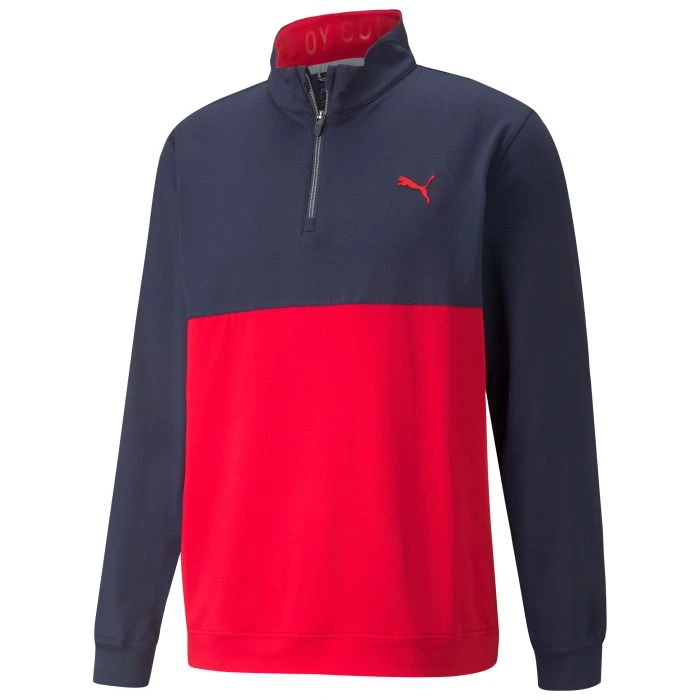 Puma Men's Gamer ColorBlock 1/4 Zip Golf Jacket 1 Puma Men's Gamer ColorBlock 1/4 Zip Golf Jacket