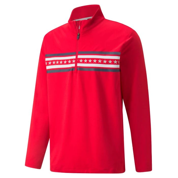 Puma Men's Volition Independence 1/4 Zip Golf Jacket 2 Puma Men's Volition Independence 1/4 Zip Golf Jacket - Image 2