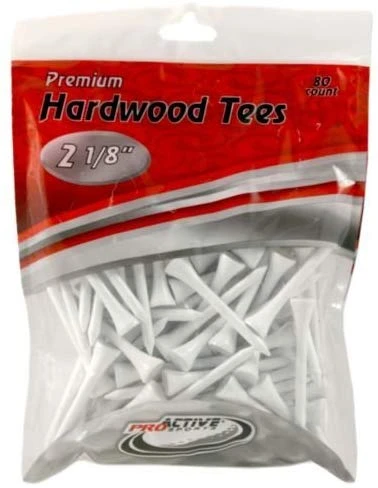 ProActive Premium Sports Hardwood Golf Tees 2.125" 80 Count 2 ProActive Premium Sports Hardwood Golf Tees 2.125" 80 Count - Image 2
