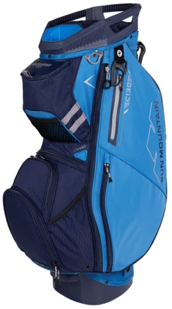 Sun Mountain 2023 C-130 14-Way Divided Golf Cart Bag -Wilson Shop 2023 C130 230309 cobalt navy