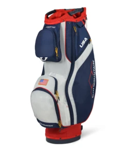 Sun Mountain Golf 2021 Teton Cart Bag 14 Sun Mountain Golf 2021 Teton Cart Bag -Wilson Shop 210386TetonRed Navy White