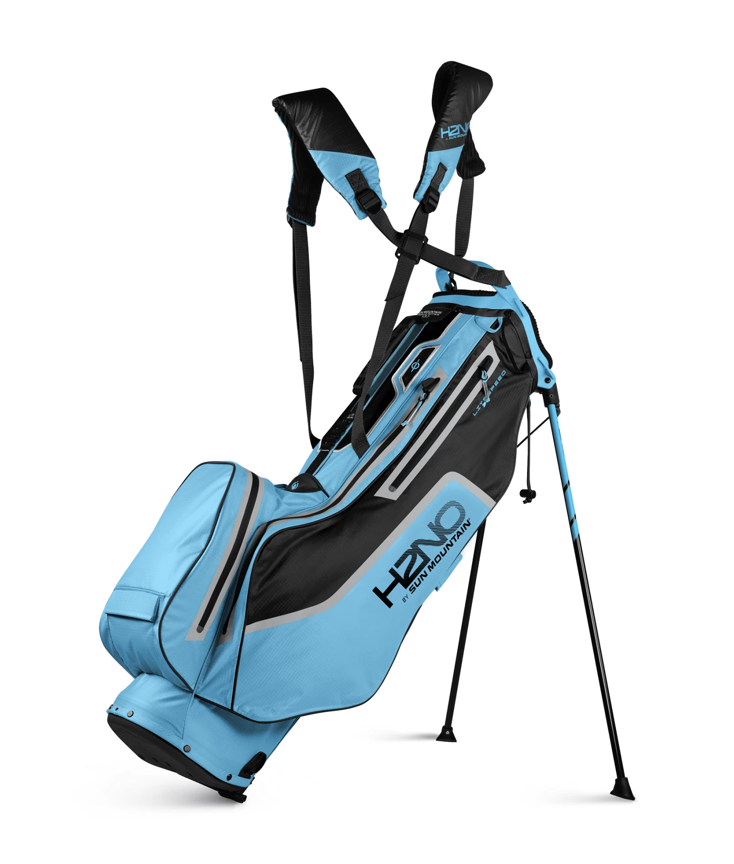 Sun Mountain Golf 2021 H2NO LiteSpeed Waterproof Stand Carry Bag 2 Sun Mountain Golf 2021 H2NO LiteSpeed Waterproof Stand Carry Bag - Image 2