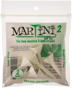 Martini Tees - 2" - 6 Pack -Wilson Shop 2inch White