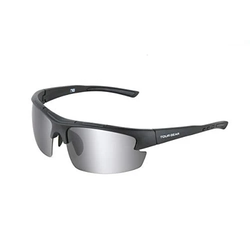 Tour Gear Men's Semi-Rimless Sunglasses - Matte Black 1 Tour Gear Men's Semi-Rimless Sunglasses - Matte Black