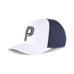 Puma Juniors Pars And Stripes Snapback Golf Cap
