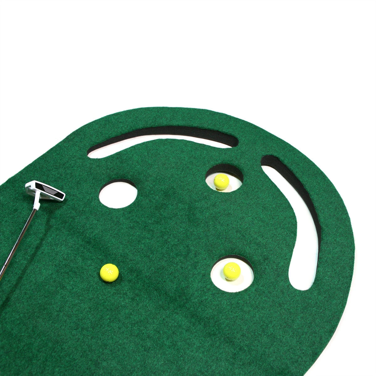 Intech Golf 3 Hole Portable Golf Putting Mat 3 Intech Golf 3 Hole Portable Golf Putting Mat - Image 3