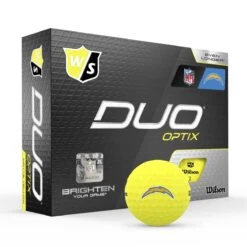 Wilson Staff Duo Optix NFL Team Licensed Golf Balls - Matte Yellow 19 Wilson Staff Duo Optix NFL Team Licensed Golf Balls - Matte Yellow -Wilson Shop 3ce9e9021bb1c22c997e6663054b32e12bce8576 WGWP502LC 9 Duo Optix Box RT Hero NFL LosAngeles Charrgers Lockup YE