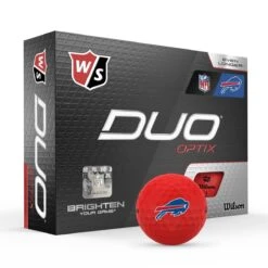 Wilson Staff Duo Optix NFL Team Licensed Golf Balls - Matte Red 12 Wilson Staff Duo Optix NFL Team Licensed Golf Balls - Matte Red -Wilson Shop 501fce5bdd22d2e7065034e2e973ecece66420f5 WGWP505BF 9 Duo Optix Box RT Hero NFL Buffalo Lockup RD
