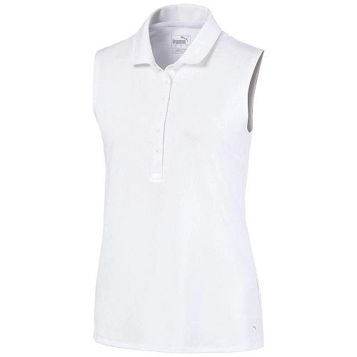 Puma Ladies Rotation Sleeveless Polo 1 Puma Ladies Rotation Sleeveless Polo