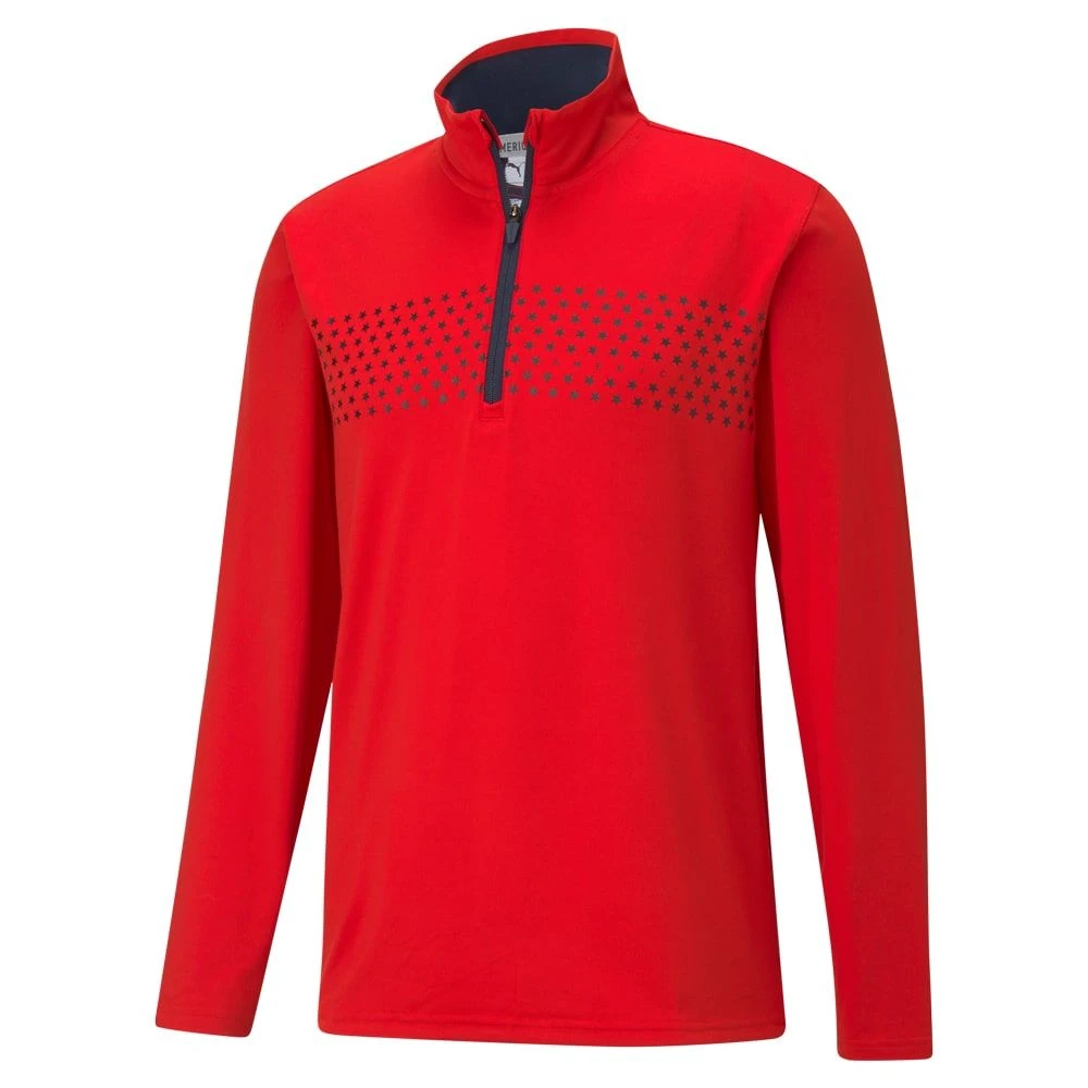 Puma Men's Volition Independence 1/4 Zip Golf Jacket 6 Puma Men's Volition Independence 1/4 Zip Golf Jacket - Image 6
