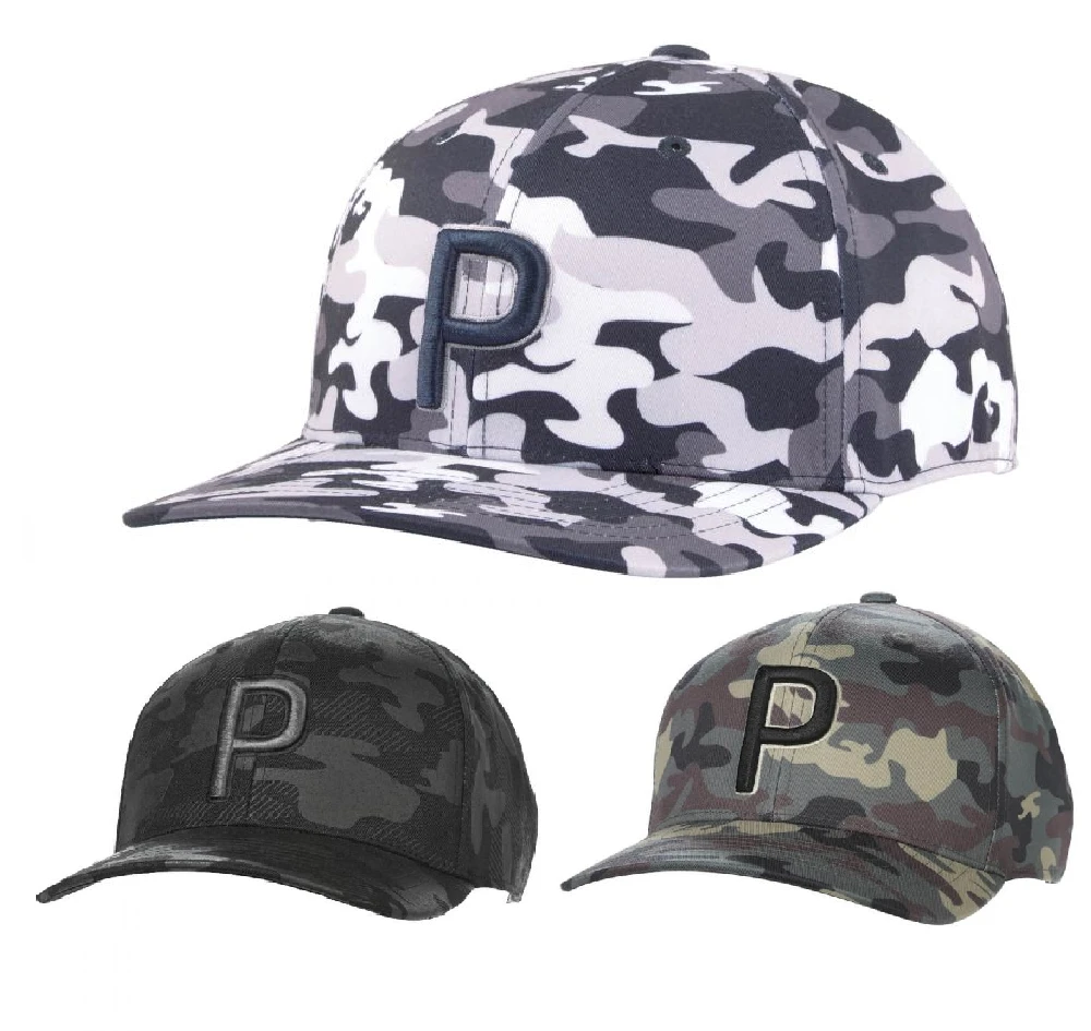 Puma Men's Camo Pattern Snapback Cap 1 Puma Men's Camo Pattern Snapback Cap