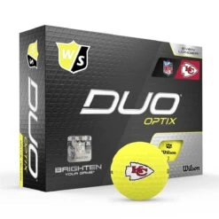 Wilson Staff Duo Optix NFL Team Licensed Golf Balls - Matte Yellow 18 Wilson Staff Duo Optix NFL Team Licensed Golf Balls - Matte Yellow -Wilson Shop 7c8a9ab3308f013a6675df69c615e0c64efe2a7c WGWP502KC 9 Duo Optix Box RT Hero NFL KansasCity Lockup YE