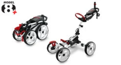 Clicgear Golf 4-Wheel Push Cart Model 8.0+ 18 Clicgear Golf 4-Wheel Push Cart Model 8.0+ -Wilson Shop 8.0 Side by Side