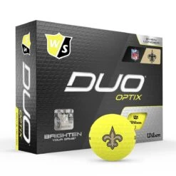 Wilson Staff Duo Optix NFL Team Licensed Golf Balls - Matte Yellow 22 Wilson Staff Duo Optix NFL Team Licensed Golf Balls - Matte Yellow -Wilson Shop 85a806cf2c4ed7b260fc5c4517f3dd9d17847761 WGWP502NO 9 Duo Optix Box RT Hero NFL NewOrleans Lockup YE