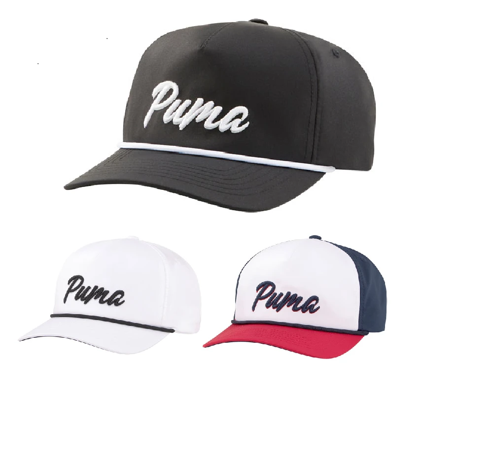 Puma Retro Rope Snapback Golf Cap 1 Puma Retro Rope Snapback Golf Cap