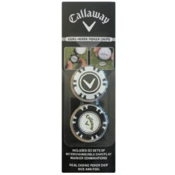 Callaway Golf Dual Ball Marker Poker Chips Set -Wilson Shop Accessories DualMarkPokerChips