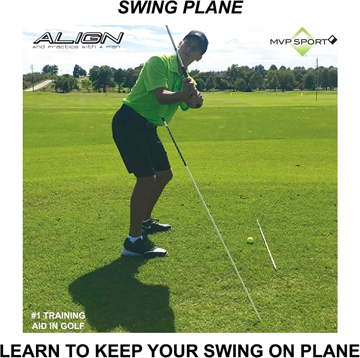 MVP Sport Golf Alignment Sticks 2-Pack 8 MVP Sport Golf Alignment Sticks 2-Pack - Image 8