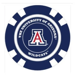 Team Golf NCAA Magnetic Poker Chip Ball Markers -Wilson Shop Arizona1
