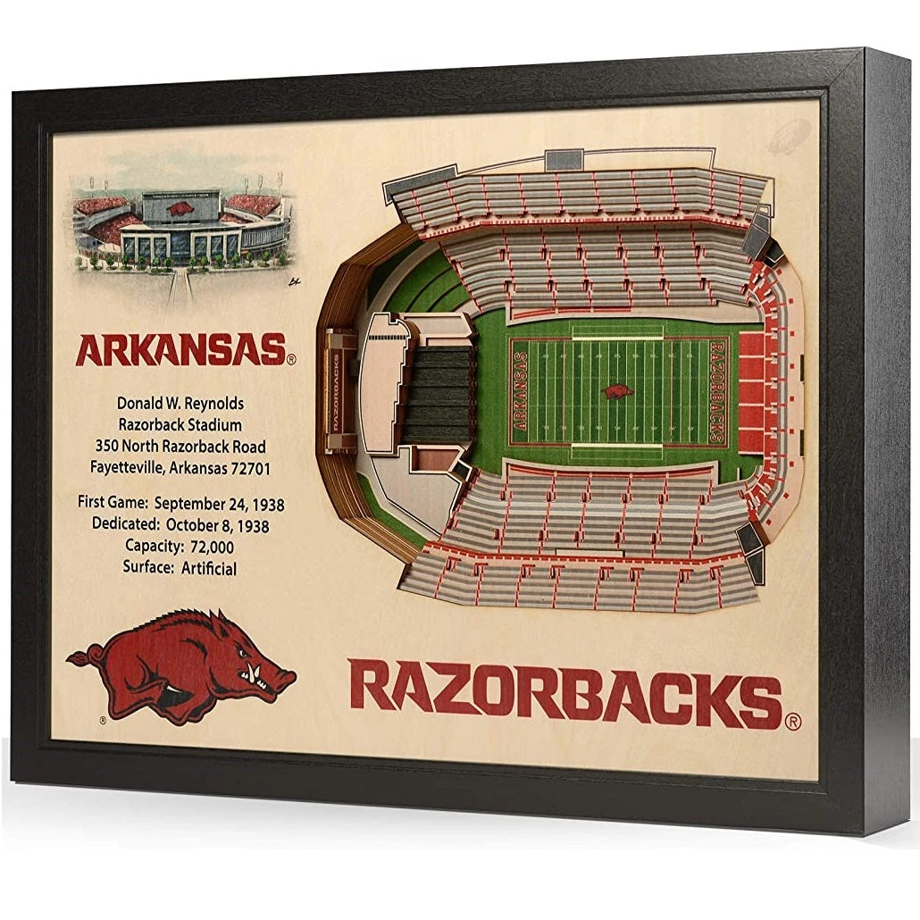 YouTheFan! NCAA 25-Layer StadiumView Wall Art 1 YouTheFan! NCAA 25-Layer StadiumView Wall Art