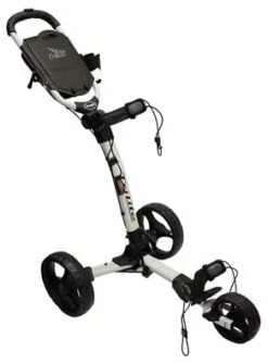 Axglo Golf TriLite 3 Wheel Push Cart -Wilson Shop BlackWhite