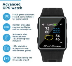 Shot Scope Golf V3 GPS Performance Tracking Watch 25 Shot Scope Golf V3 GPS Performance Tracking Watch -Wilson Shop Black V3 Product 480x441 Desktop 3 97bff0fa efcb 4ced 9b36 e66f70d2eb86