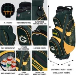 NFL The Bucket II Team Effort Cart Bag 26 NFL The Bucket II Team Effort Cart Bag -Wilson Shop Bucket II Cart Bag 102fc232 9a86 4182 a07e 0f314f0f4110
