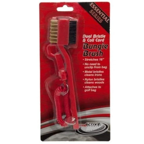 Club Brush Dual Bristle & Coil Cord Bungie Brush 2 Club Brush Dual Bristle & Coil Cord Bungie Brush - Image 2