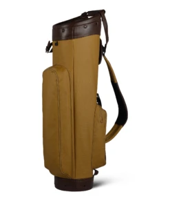 Sun Mountain Golf Canvas & Leather Cart Bag 12 Sun Mountain Golf Canvas & Leather Cart Bag -Wilson Shop CanvasLeatherCartClay BrownAltShot