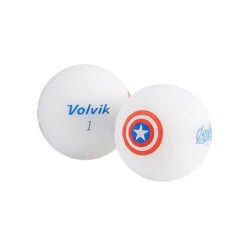Volvik Marvel Character Golf Ball 4 Pack 17 Volvik Marvel Character Golf Ball 4 Pack -Wilson Shop Captain America Ball