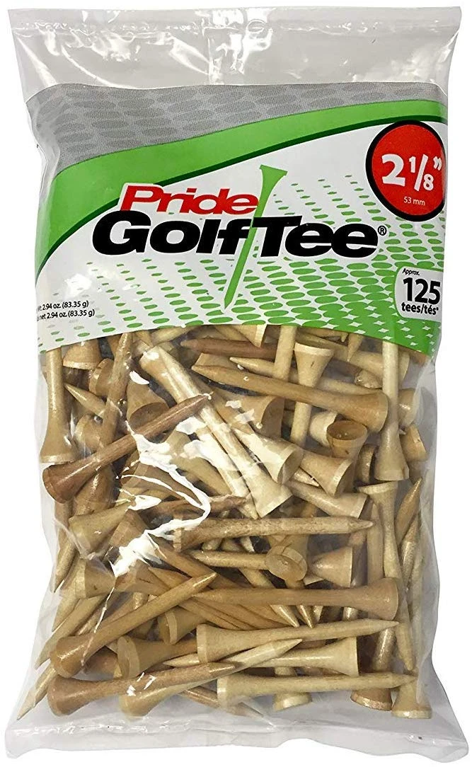 Pride Sports Wood Golf Tees - 2.125" 1 Pride Sports Wood Golf Tees - 2.125"