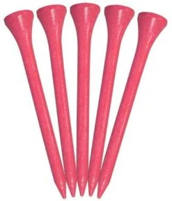 Pride Sports Wood Golf Tees 2.75 X 100 Count 11 Pride Sports Wood Golf Tees 2.75 X 100 Count -Wilson Shop Classic Wood Tee 2.75 100 count Citrus Pink