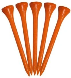Pride Sports Wood Golf Tees 2.75 X 100 Count 12 Pride Sports Wood Golf Tees 2.75 X 100 Count -Wilson Shop Classic Wood Tee 2.75 100 count Orange