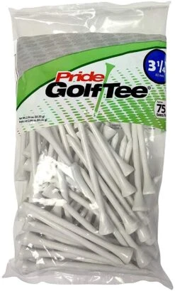 Pride Sports Wood Golf Tees 3.25" 14 Pride Sports Wood Golf Tees 3.25" -Wilson Shop Classic Wood Tee 3.25 75 count White