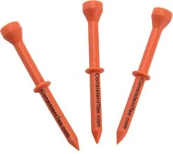 Consistent Tee Golf Tees 10 Pack - 3.25" 15 Consistent Tee Golf Tees 10 Pack - 3.25" -Wilson Shop ConsistentTees Orange2