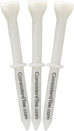 Consistent Tee Golf Tees 10 Pack - 3.25" 16 Consistent Tee Golf Tees 10 Pack - 3.25" -Wilson Shop ConsistentTees White2