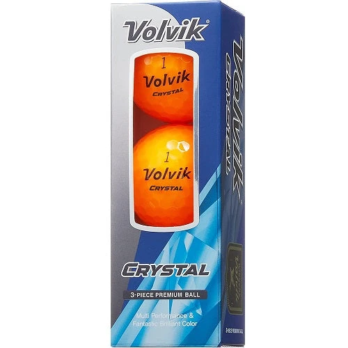 Volvik Crystal 2022 Focus Colored Golf Balls By The Sleeve 1 Volvik Crystal 2022 Focus Colored Golf Balls By The Sleeve