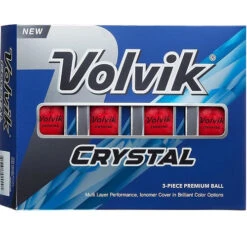 Volvik Crystal Focus Colored Golf Balls 14 Volvik Crystal Focus Colored Golf Balls -Wilson Shop CrystalFocus2022 RubyRed