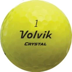 Volvik Crystal Focus Colored Golf Balls 12 Volvik Crystal Focus Colored Golf Balls -Wilson Shop CrystalFocus2022 YellowBall