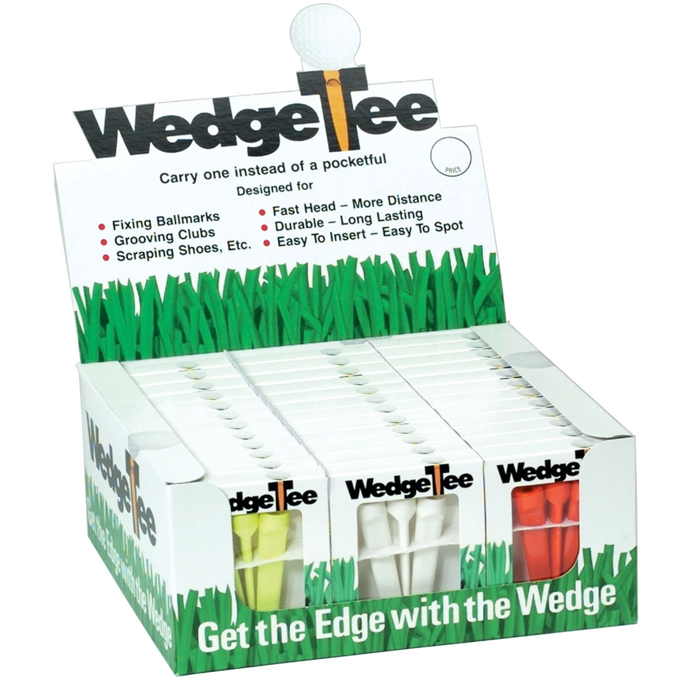Wedge Tees Golf Tee, Divot Repair & Groove Cleaner Combo 1 Wedge Tees Golf Tee, Divot Repair & Groove Cleaner Combo