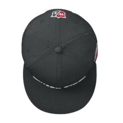 Wilson Staff Golf Flat Brim Tour Caps - Assorted Colors 25 Wilson Staff Golf Flat Brim Tour Caps - Assorted Colors -Wilson Shop Flat Brim Black 3
