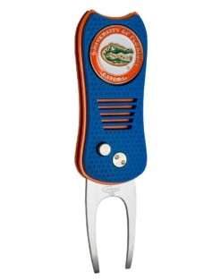 Team Golf Retractable Switchblade Switchfix Divot Tool Ball Marker - NCAA 24 Team Golf Retractable Switchblade Switchfix Divot Tool Ball Marker - NCAA -Wilson Shop Florida Gators Switchfix 44448 113