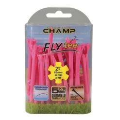 Champ Fly Tees 2.75" Plastic Golf Tees -Wilson Shop Flytee 2.75 pink