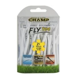 Champ Fly Tees 2.75" Plastic Golf Tees -Wilson Shop Flytee 2.75 white