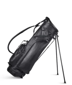 Sun Mountain Golf Leather Carry Stand Bag 12 Sun Mountain Golf Leather Carry Stand Bag -Wilson Shop G823281LeatherStandBlack