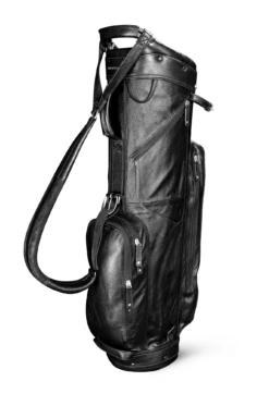 Sun Mountain Golf Leather Cart Bag 15 Sun Mountain Golf Leather Cart Bag -Wilson Shop G823557LeatherCartBlack