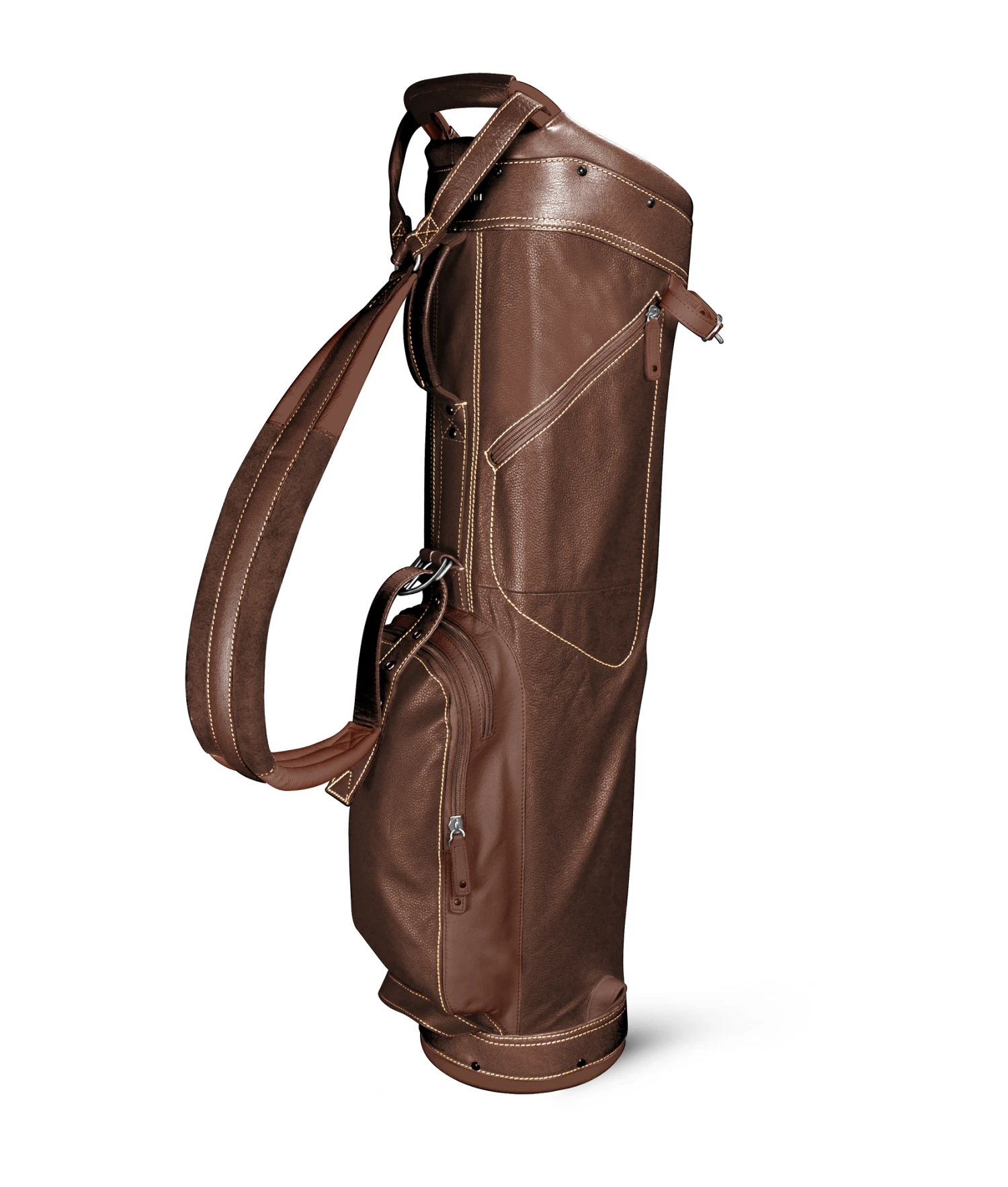 Sun Mountain Golf Leather Sunday Carry Bag 2 Sun Mountain Golf Leather Sunday Carry Bag - Image 2